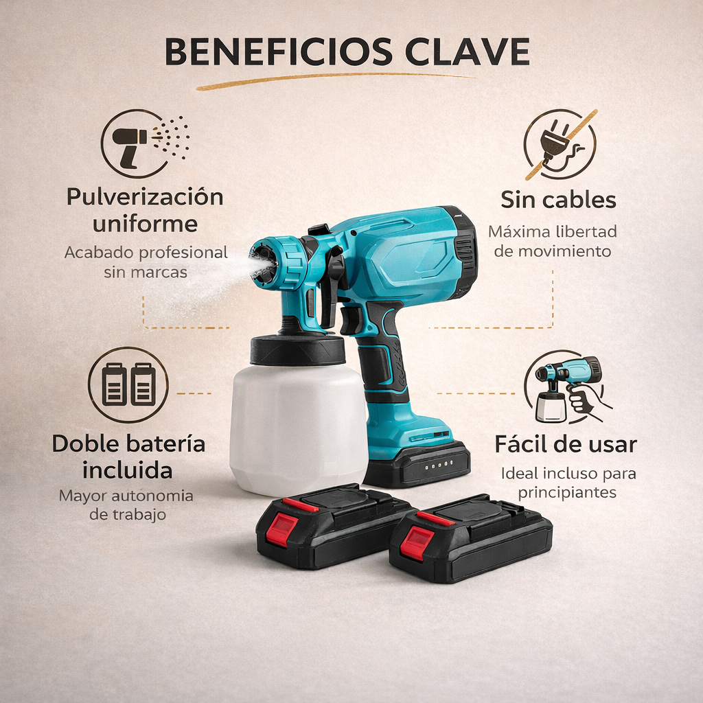 ProSpray Max | Pistola pintura inalámbrica