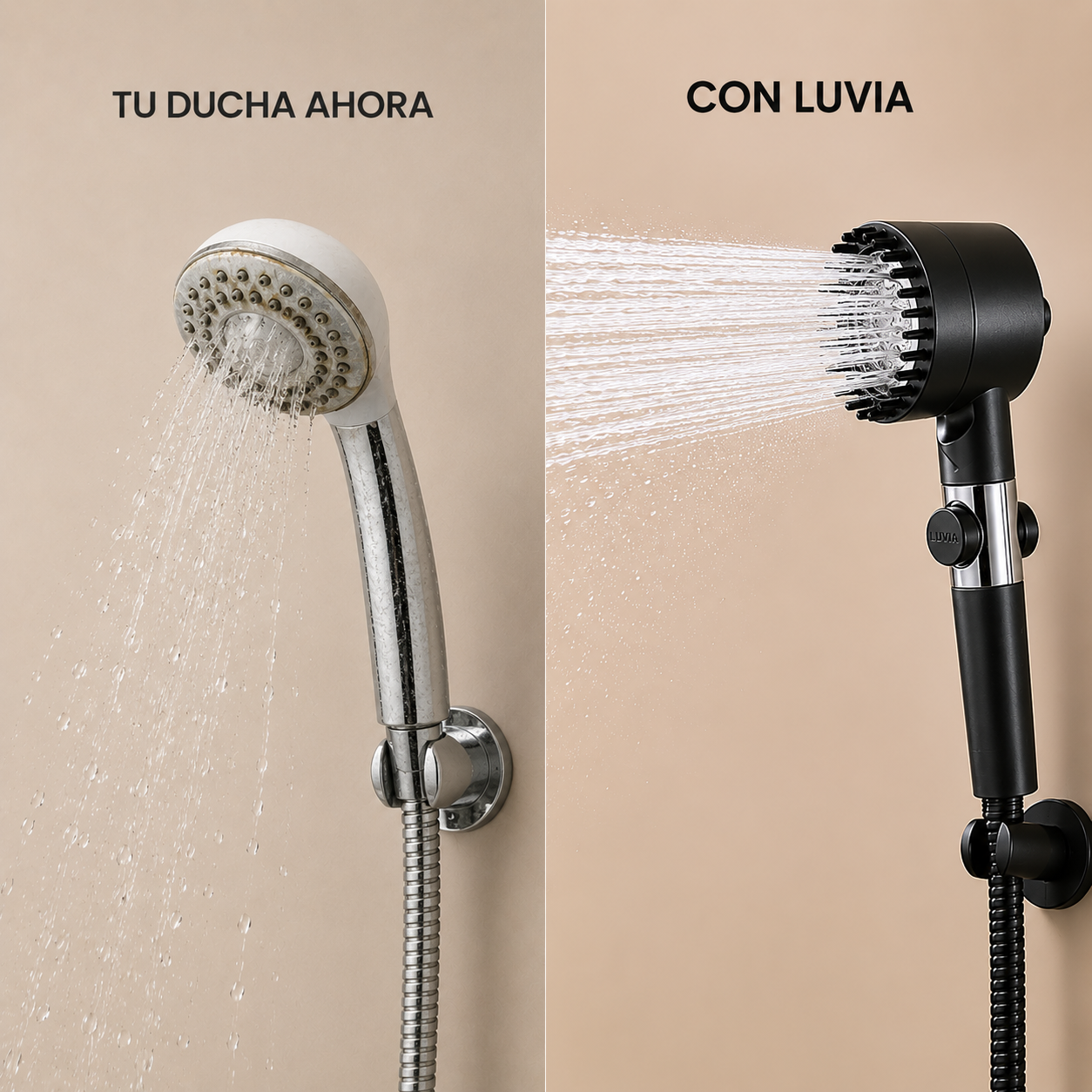 LUVIA | Cabezal ducha con filtro purificador